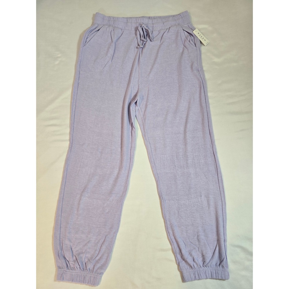 RISEN LOS‎ ANGELES Womens 2XL Light Purple Joggers Lounge Pants Drawstring Waist